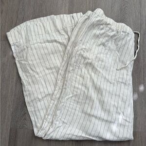 a new day Striped Linen Pants